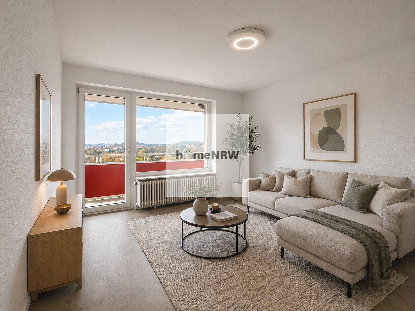 Modernisierte 3,5-Zimmer-Wohnung mit beeindruckendem Fernblick in zentraler Lage von Wülfrath Modernisierte 3,5-Zimmer-Wohnung mit beeindruckendem Fernblick in zentraler Lage von Wülfrath